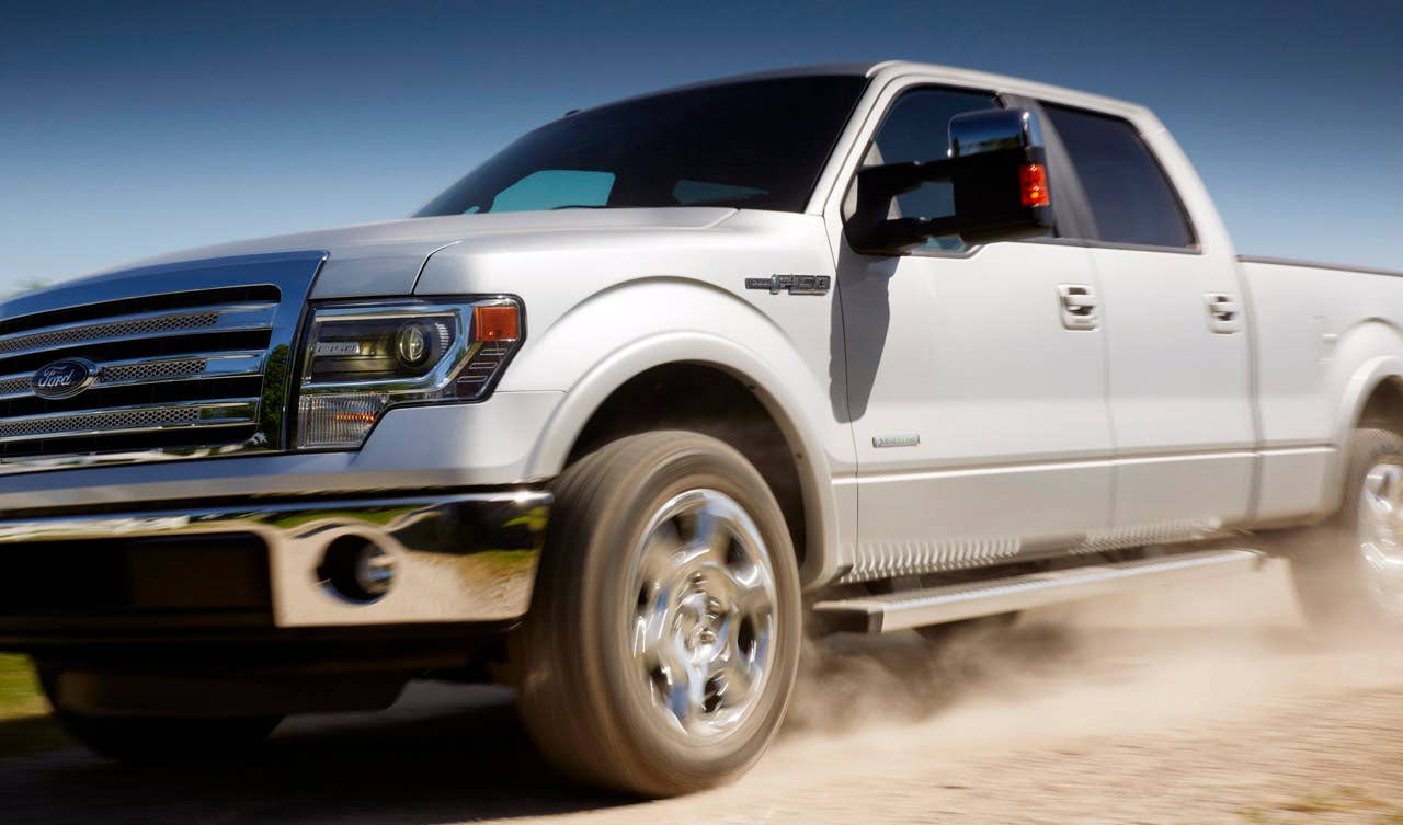 2013 Ford F-150 Lariat: This series now features standard SYNC(R) with MyFord Touch(R) voice-activated driver controls in addition to a powerful yet fuel efficient 5.0-liter V8. (6/2/2012)