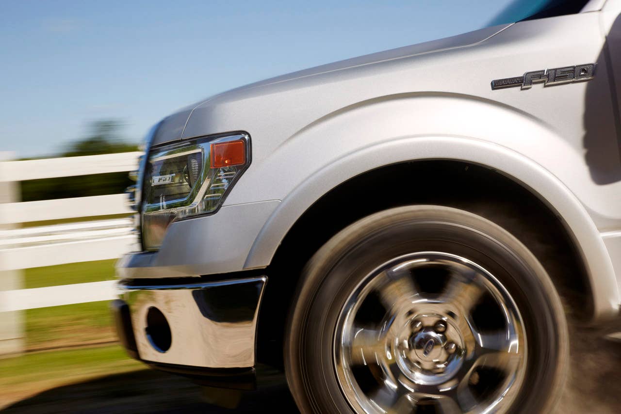 2013 Ford F-150 Lariat: This series now features standard SYNC(R) with MyFord Touch(R) voice-activated driver controls in addition to a powerful yet fuel efficient 5.0-liter V8. (6/2/2012)