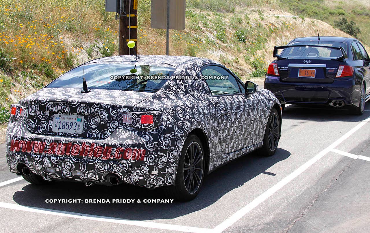 Spy Shots: Subaru Coupe