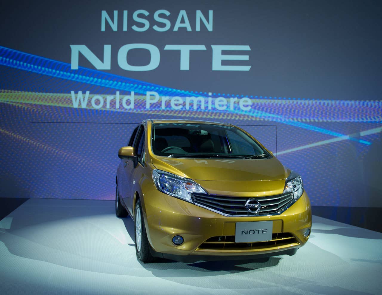 The New Nissan Note unveiled in Yokohama.