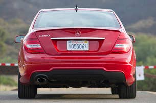 2013 Mercedes-Benz C250 Sport rear view