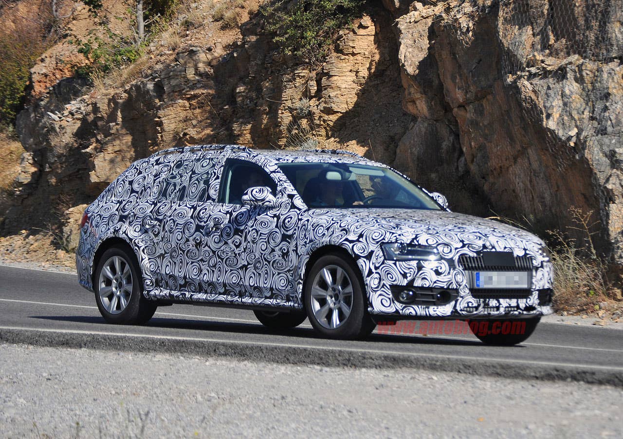 Audi A4 Allroad Spy Shots front 3/4