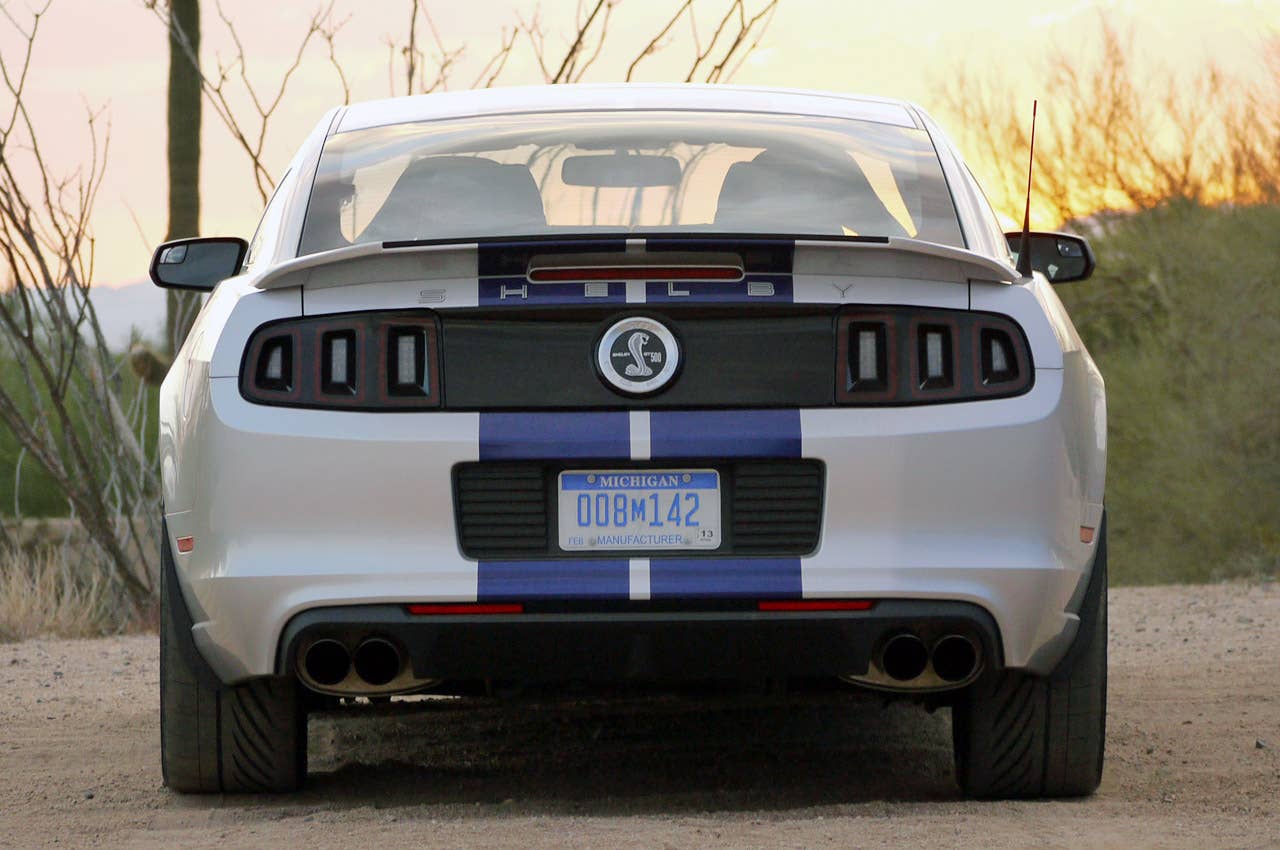 2013 Ford Shelby GT500 rear view