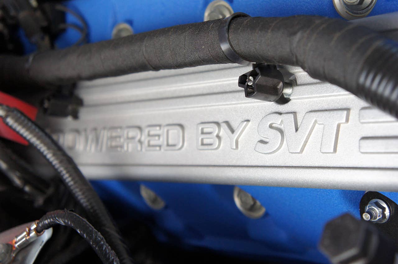 2013 Ford Shelby GT500 engine detail