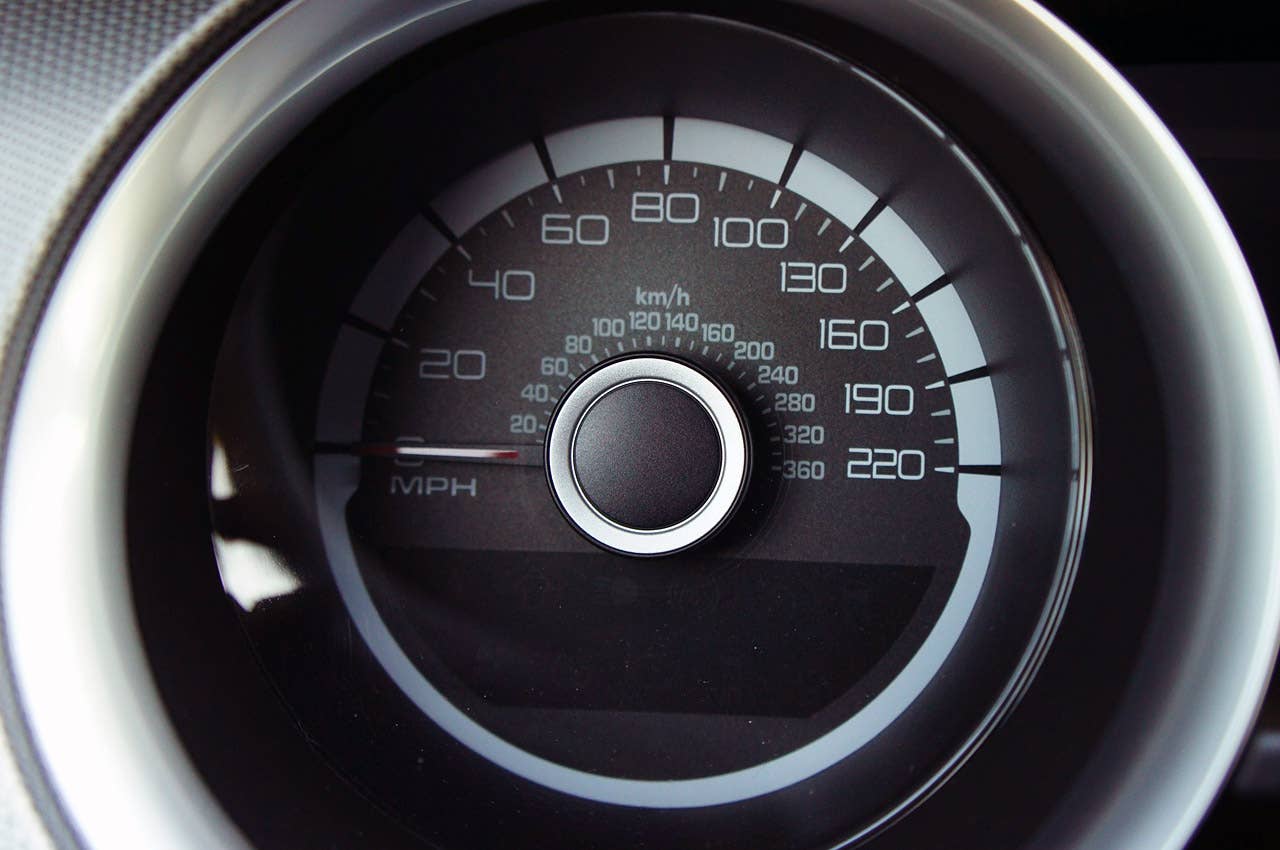 2013 Ford Shelby GT500 speedometer