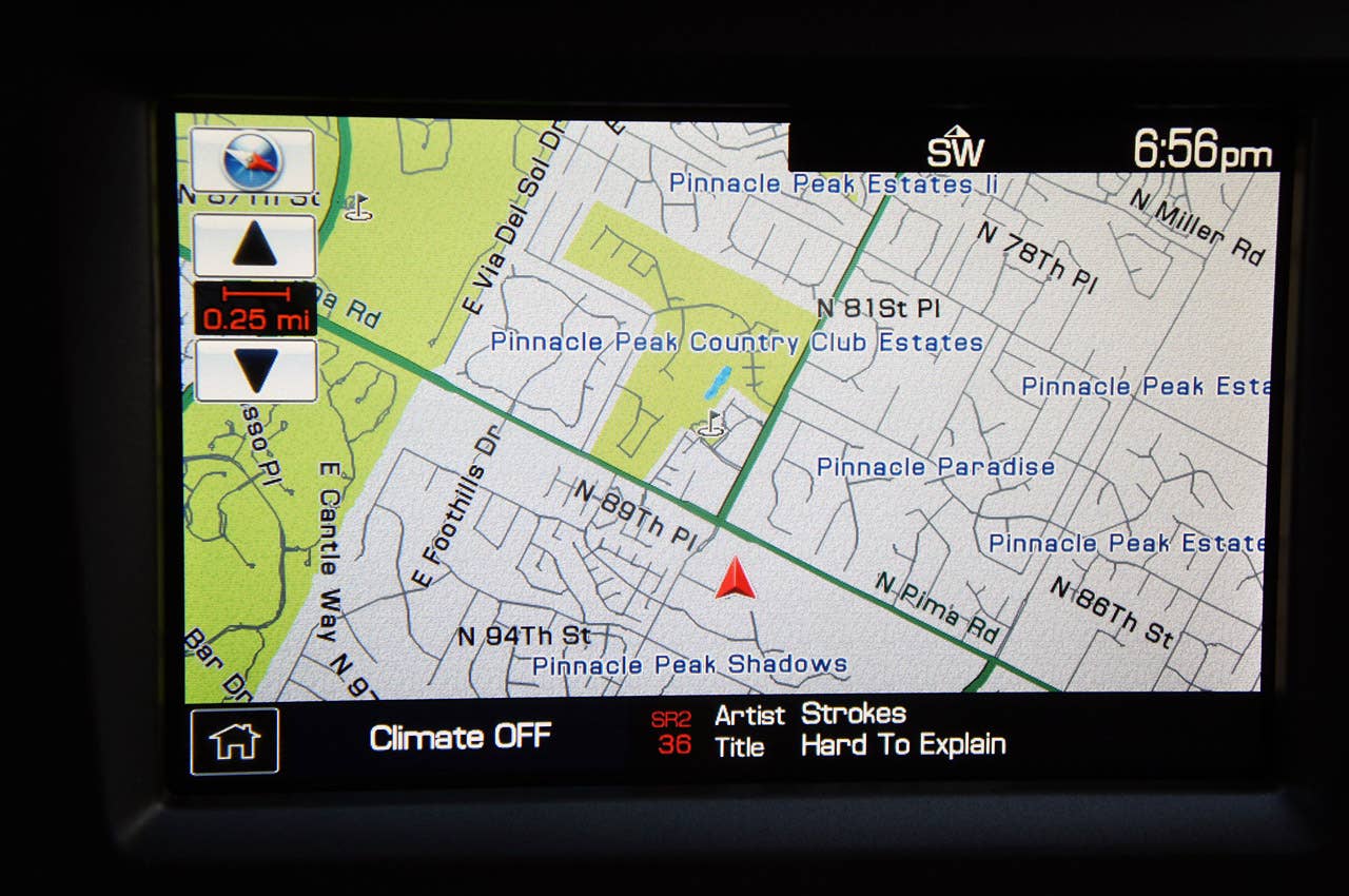2013 Ford Shelby GT500 navigation system