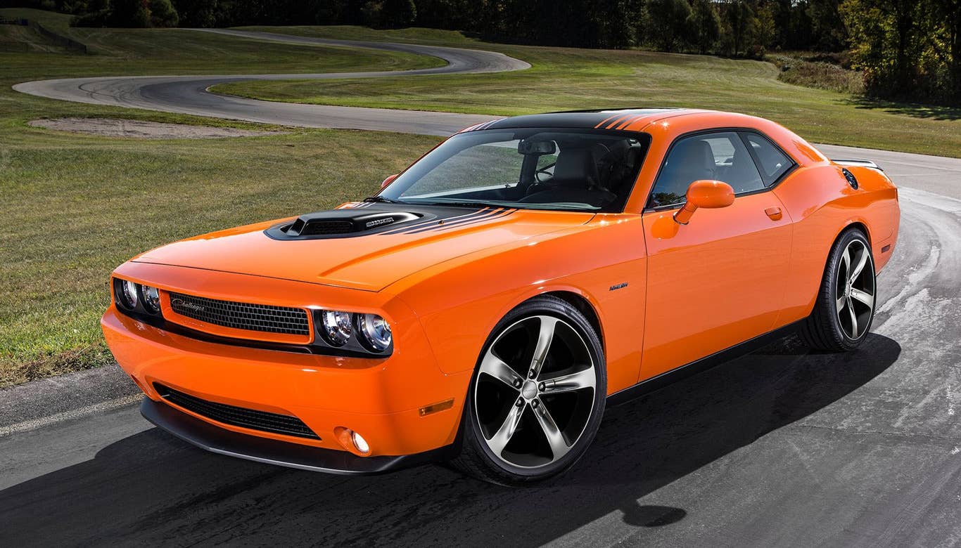 Sticker Price: $36,995 Invoice Price: NA Fuel Economy: NA  Dodge has often referenced its classic muscle cars of its past in its new products, but the Challenger Shaker goes back to its roots quite aggressively. Hagerty says that this will make it a classic. The cool retro scoop that protrudes from the center of the hood provides air intake for the massive engine. And we do mean massive. To roar like a classic, Dodge outfitted the Challenger Shaker with a 5.7-liter Hemi V8 engine.  Research the Dodge Challenger Dodge Challenger Overview Dodge Challenger Photos Dodge Challenger Local Dealer Price Quote