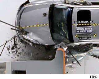 <p> America's crash-test dummies braced for a new kind of impact in 2012. In August, the Insurance Institute for Highway Safety, a well-respected automotive think-tank, added a new wrinkle to its crash tests.<br /> <br /> It added a test that simulates a common real-world crash: the front corner of a car strikes a vehicle or object instead striking it head-on. In the test, 25-percent of a car's front end strikes a five-foot barrier at 40 miles per hour.<br /> <br /> "We still see more than 10,000 deaths in frontal crashes each year," IIHS president Adrian Lund said. "Small overlap crashes are a major source of these fatalities."<br /> <br /> Why is it a big story? Ask Toyota. It's Camry, the top selling passenger car in the U.S. and its most important vehicle in terms of profit, scored"poor" in the new test.</p>