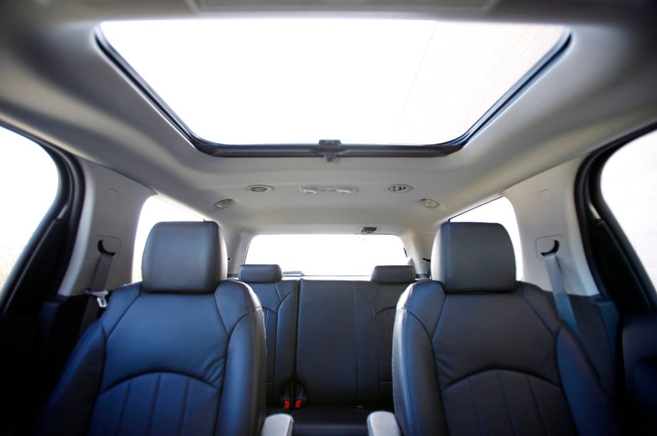 2011 GMC Acadia Denali rear seats