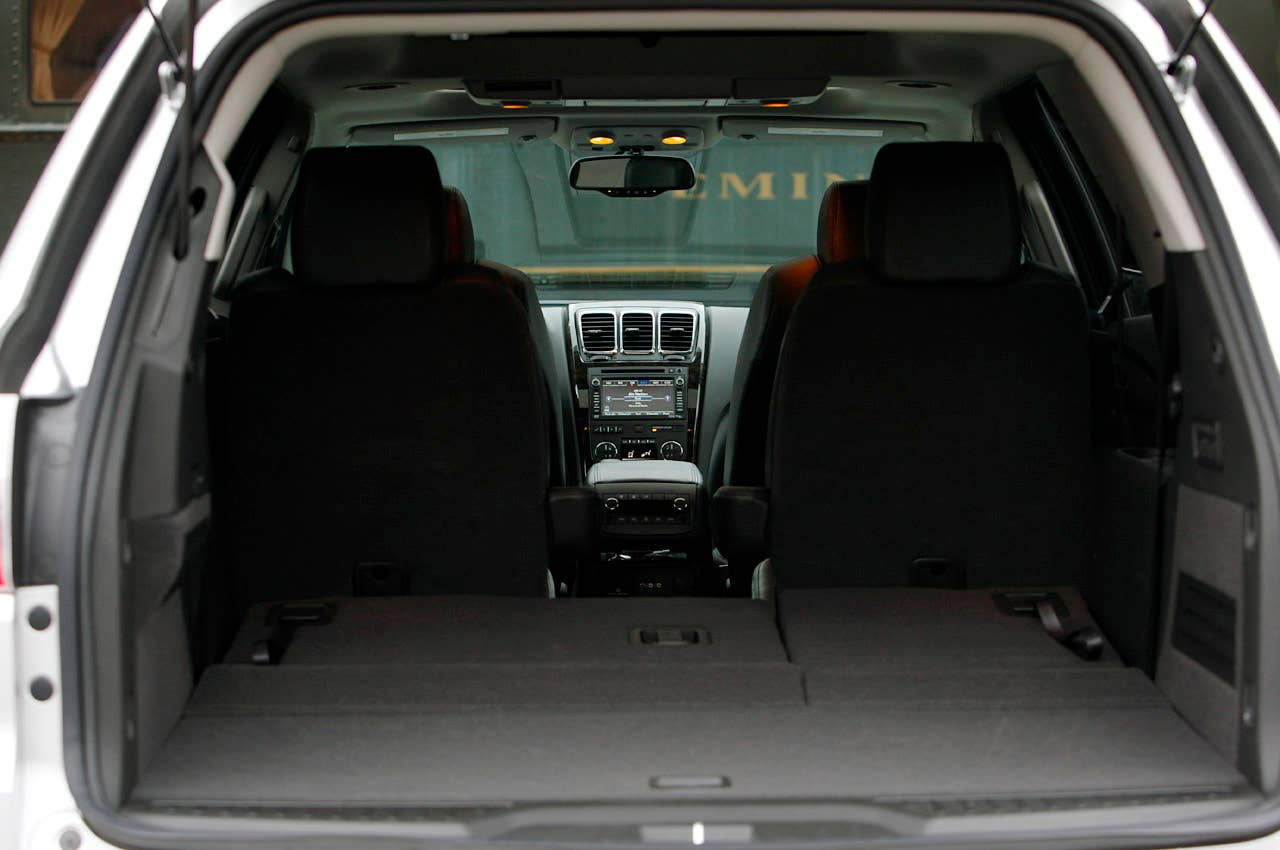 2011 GMC Acadia Denali rear cargo area