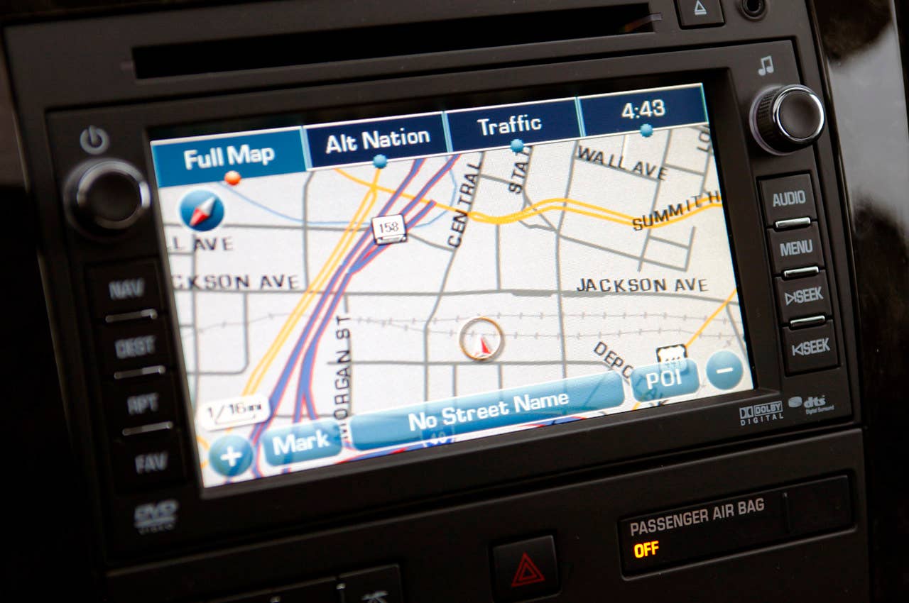 2011 GMC Acadia Denali navigation system