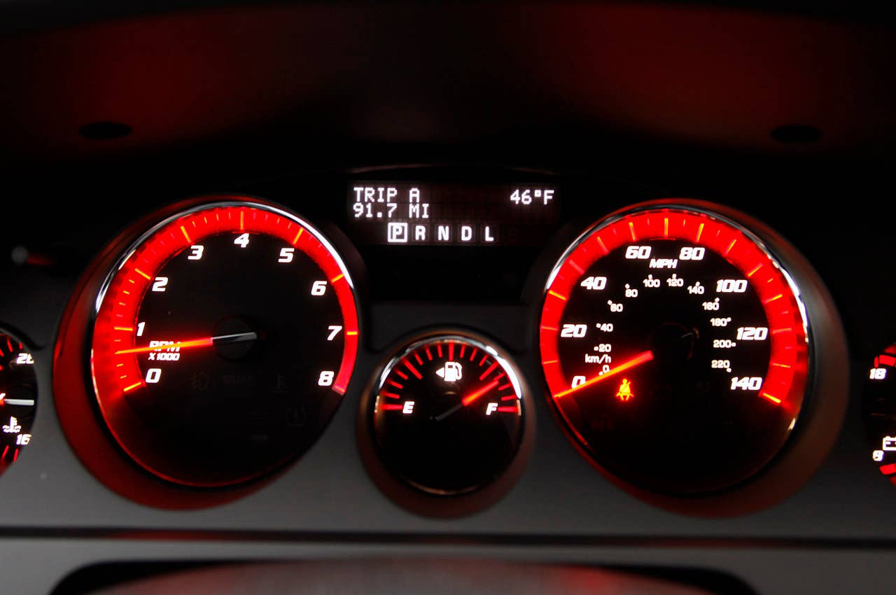 2011 GMC Acadia Denali gauges