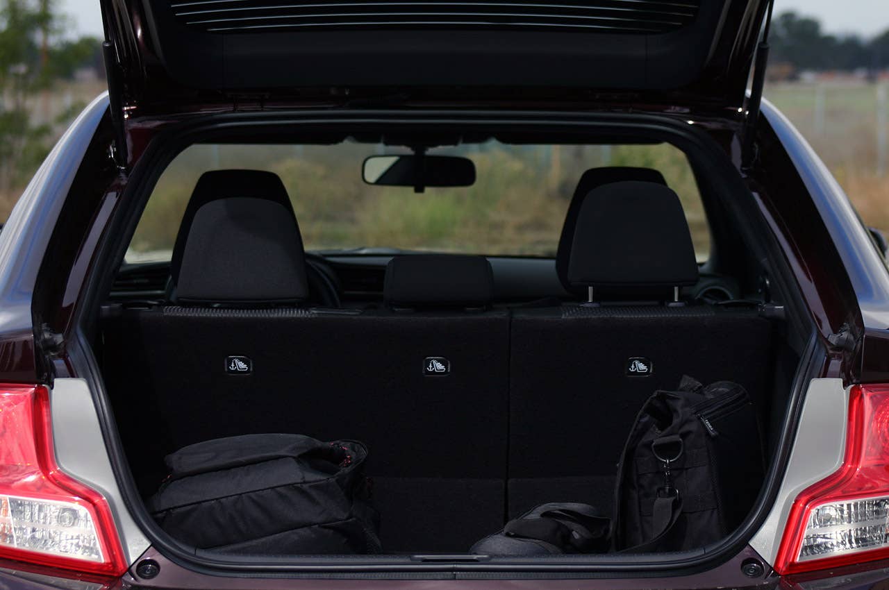 2011 Scion tC rear cargo area