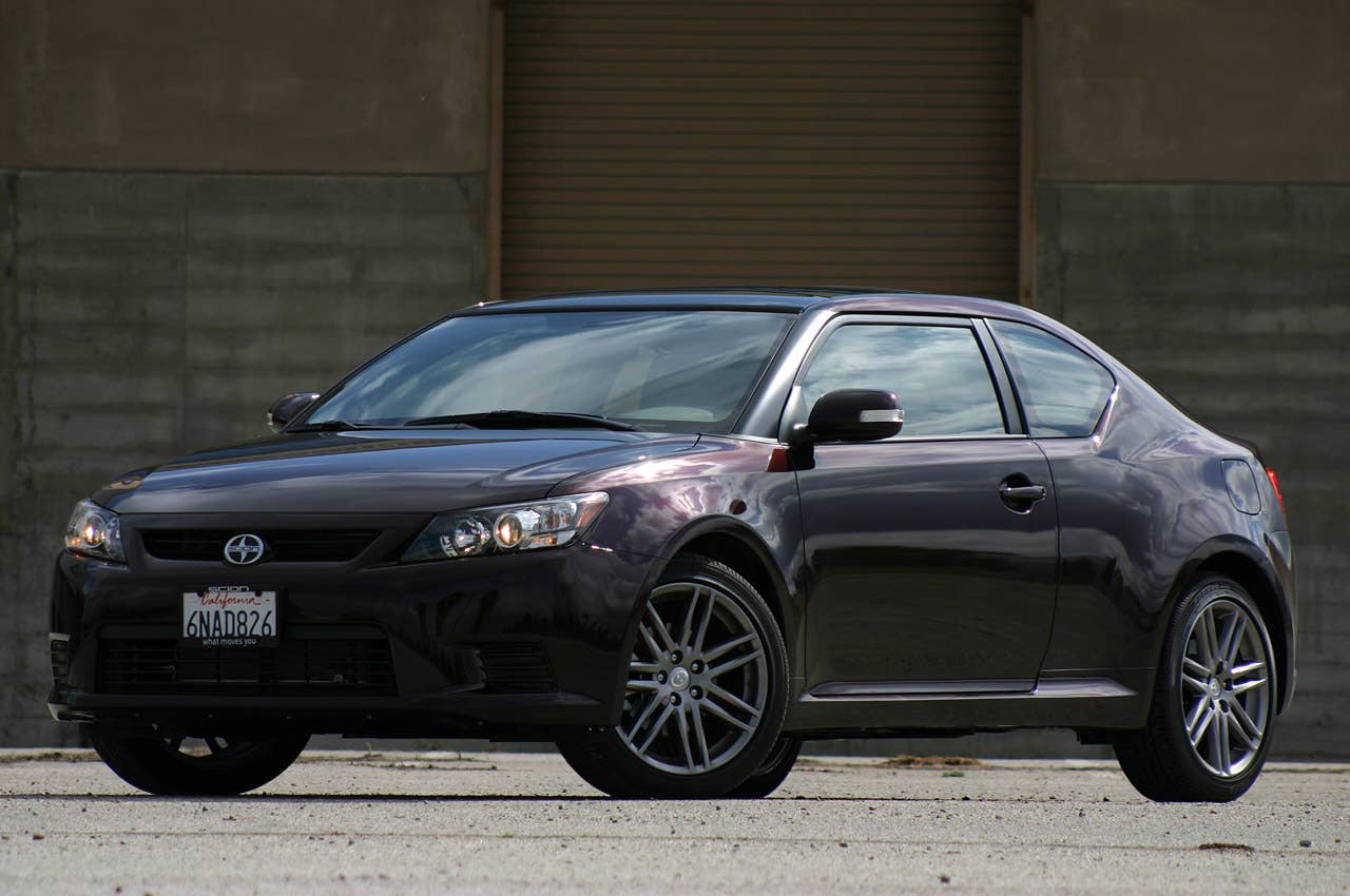 2011 Scion tC front 3/4 view