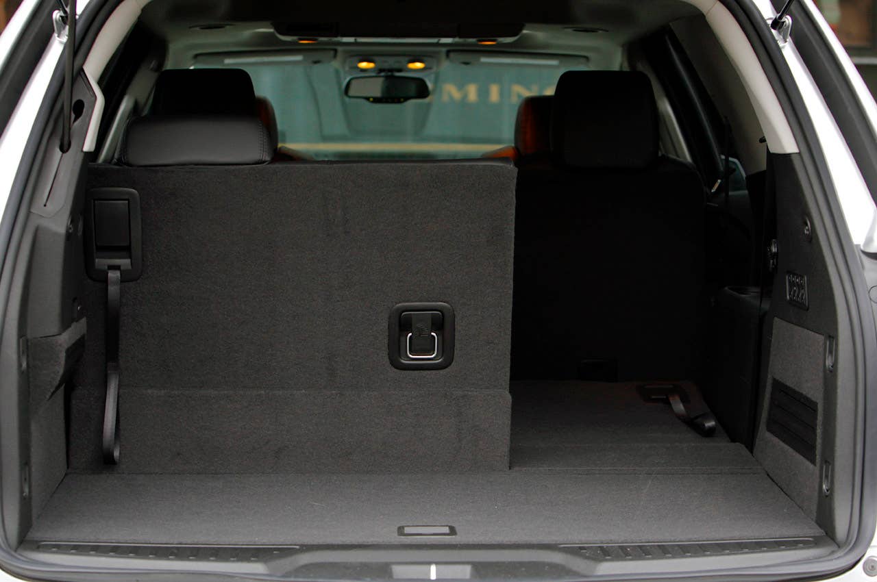 2011 GMC Acadia Denali rear cargo area