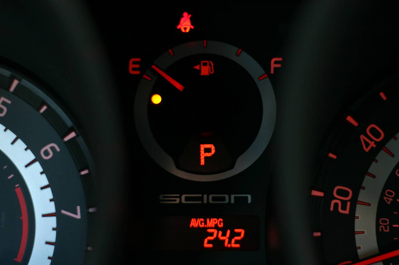 2011 Scion tC fuel gauge
