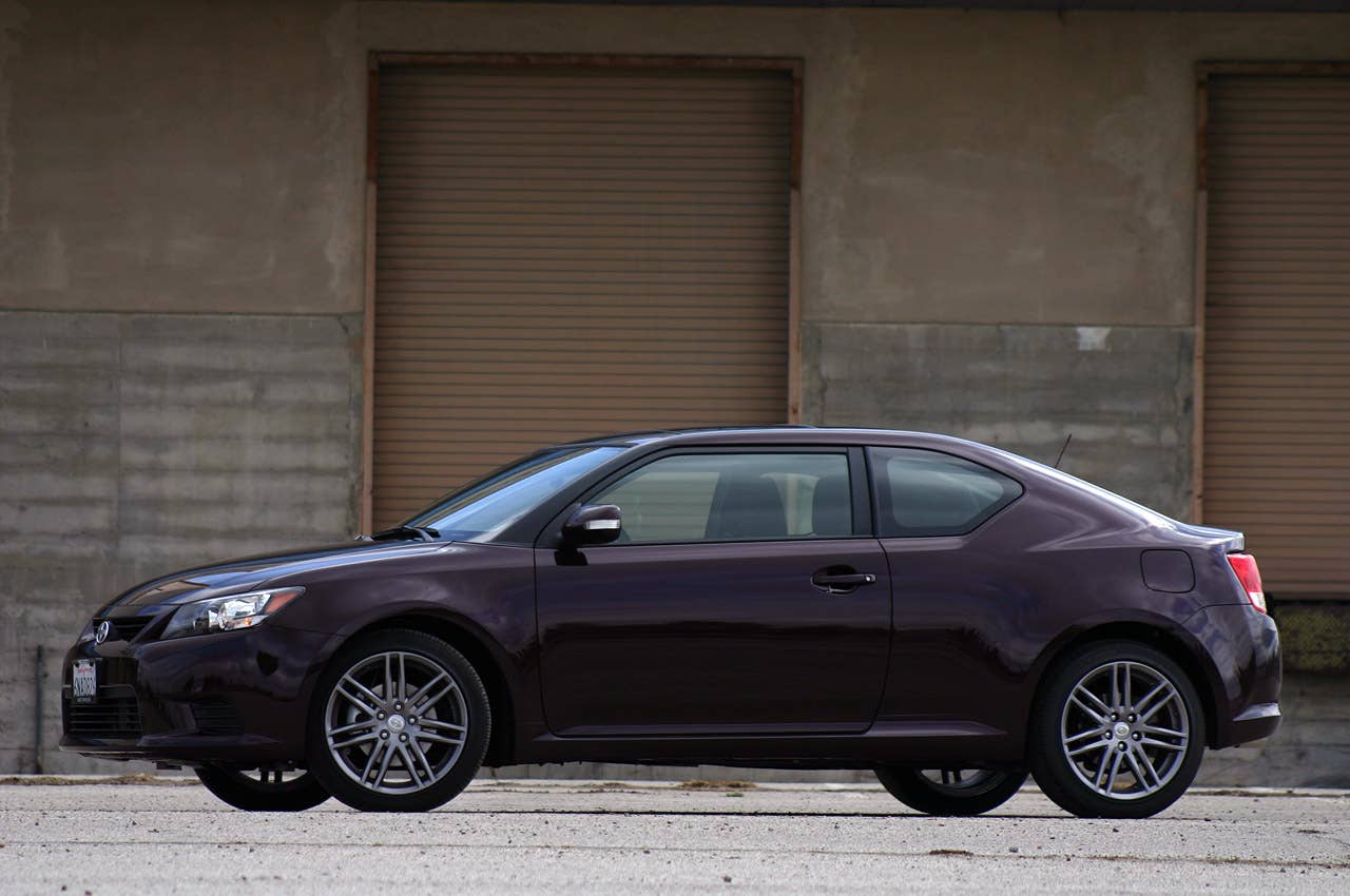 2011 Scion tC front 3/4 view