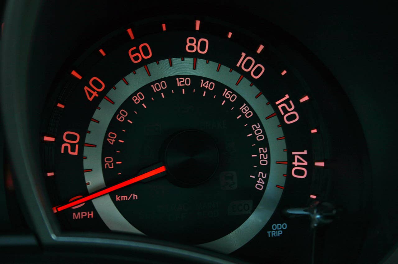 2011 Scion tC speedometer