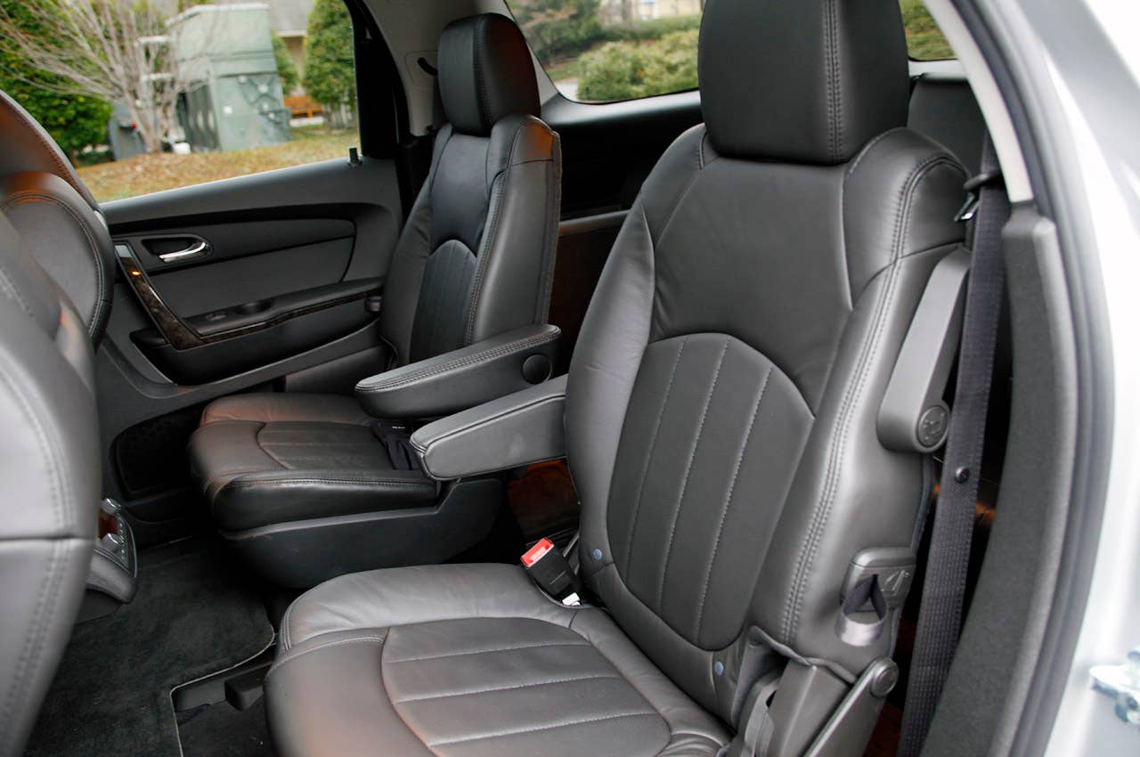 2011 GMC Acadia Denali rear seats