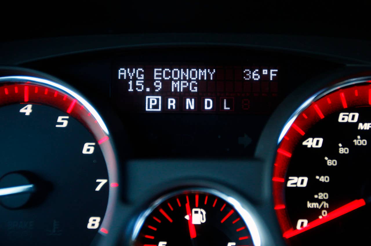 2011 GMC Acadia Denali gauges
