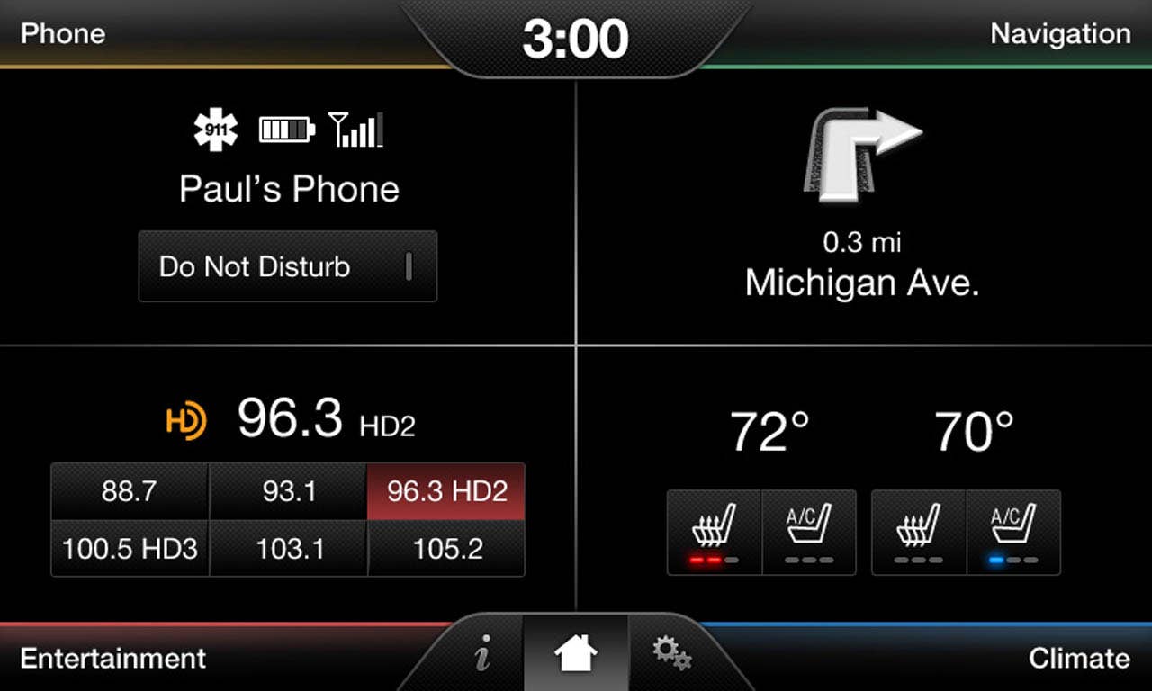 **Embargoed until 12:01am EST, Mon., Nov. 7, 2011.** The new touch-screen interface features new simpler graphics and controls that are easier to use. Customers will experience significantly faster touch-screen response times, one of the top requests from owners.