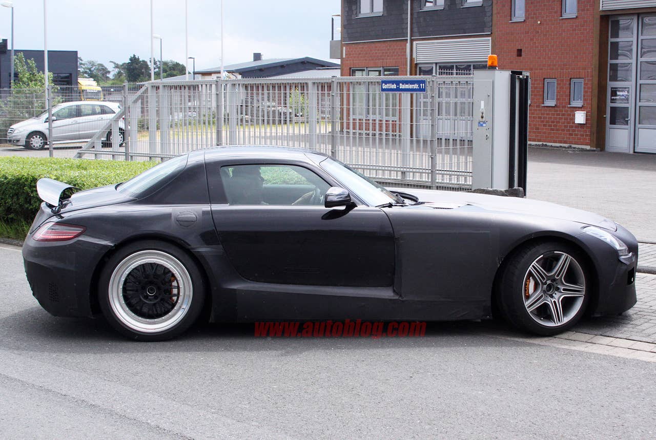 Mercedes-Benz SLC Spy Shots side