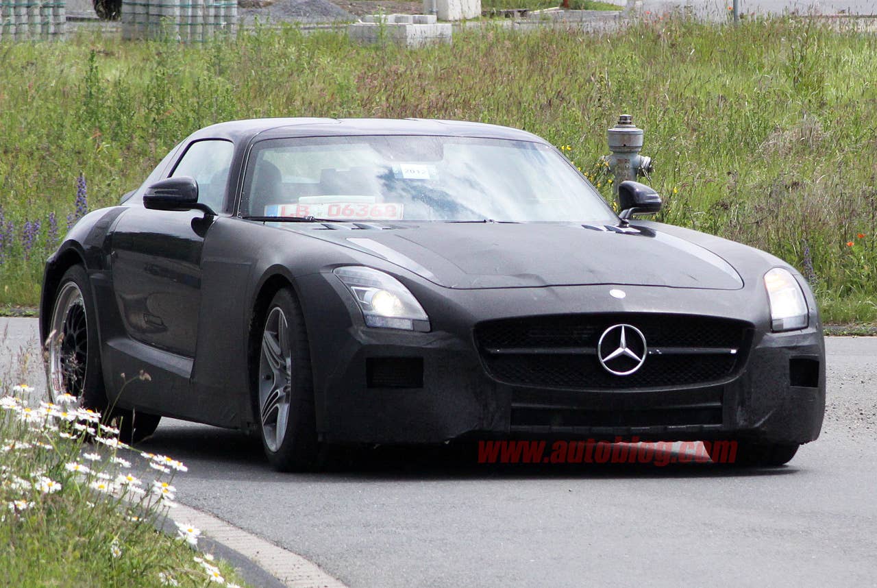 Mercedes-Benz SLC Spy Shots front 3/4