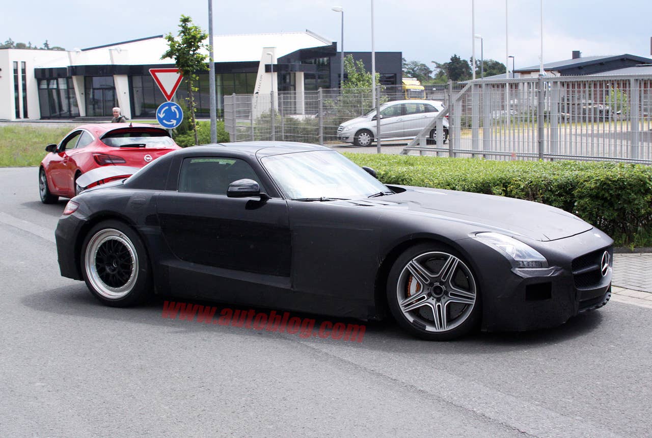 Mercedes-Benz SLC Spy Shots front 3/4