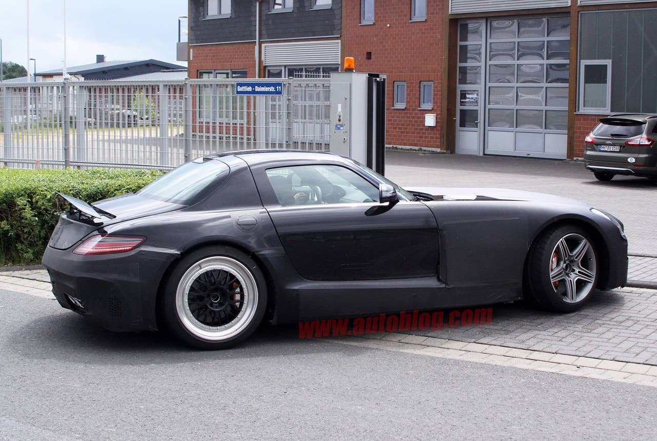 Mercedes-Benz SLC Spy Shots side