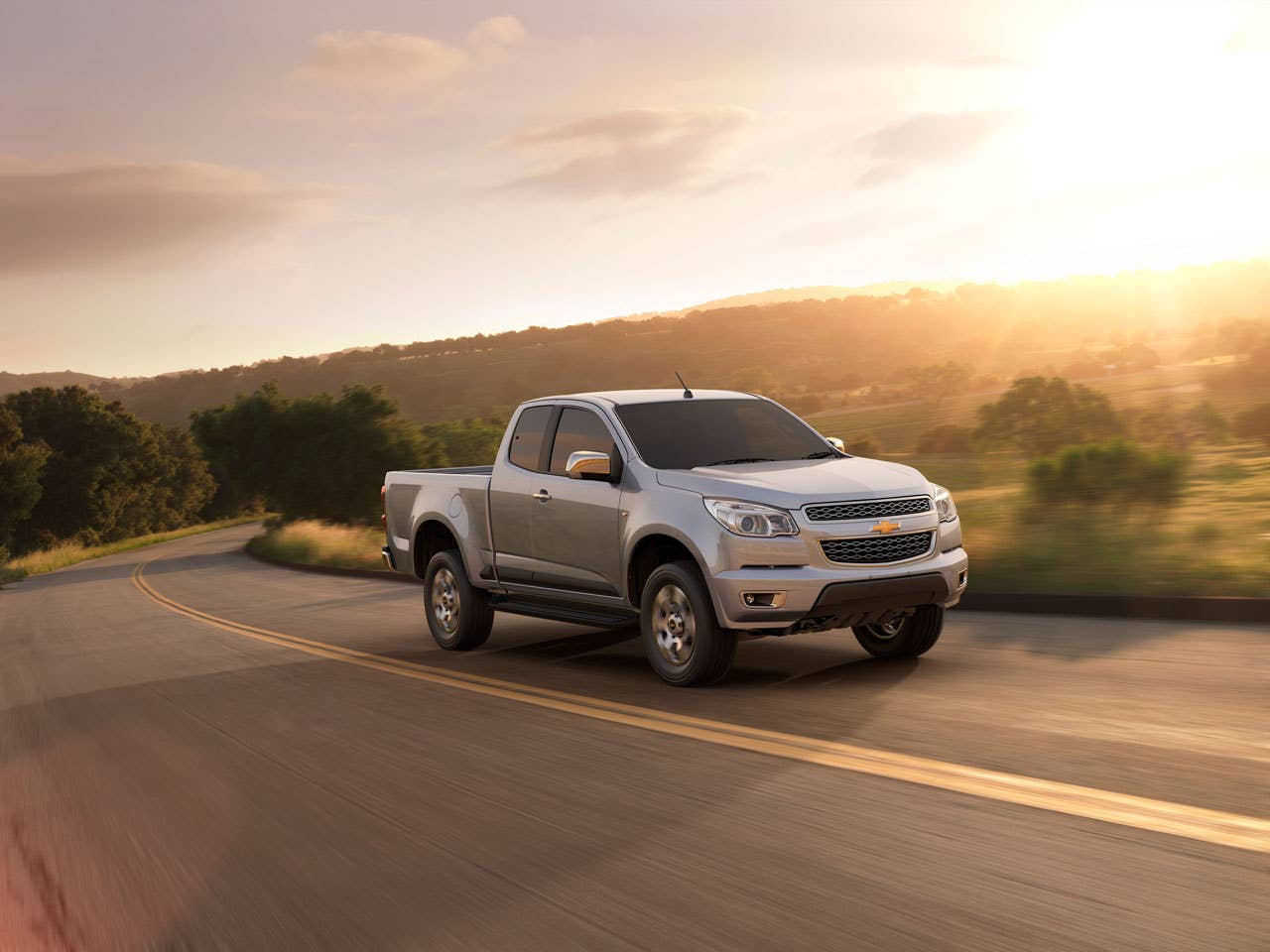 2012 Chevrolet Global Colorado front 3/4