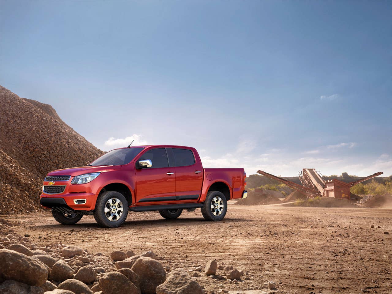 2012 Chevrolet Global Colorado front 3/4
