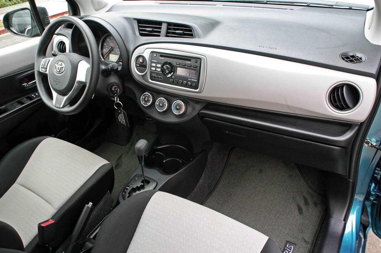 2012 Toyota Yaris interior