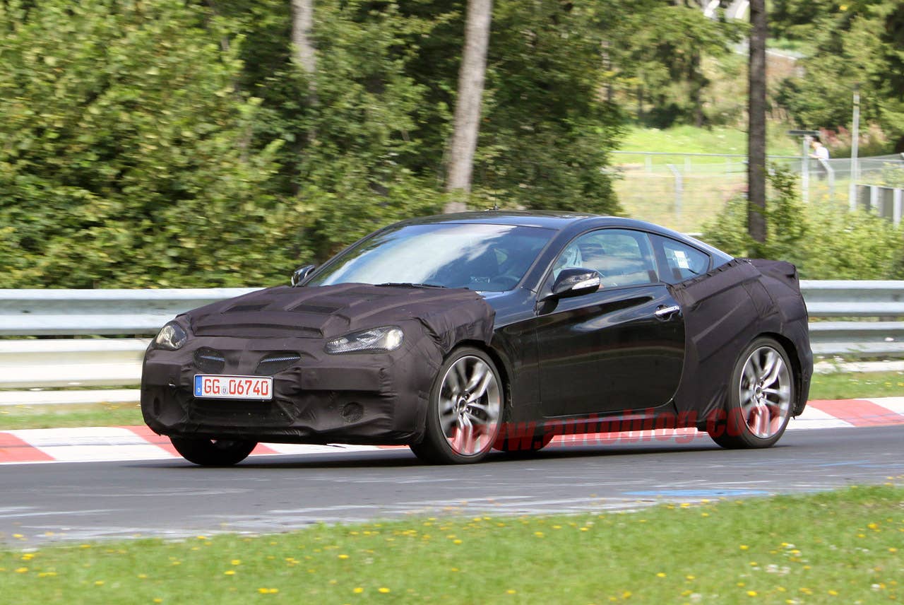 2013 Hyundai Genesis Coupe: Spy Shots