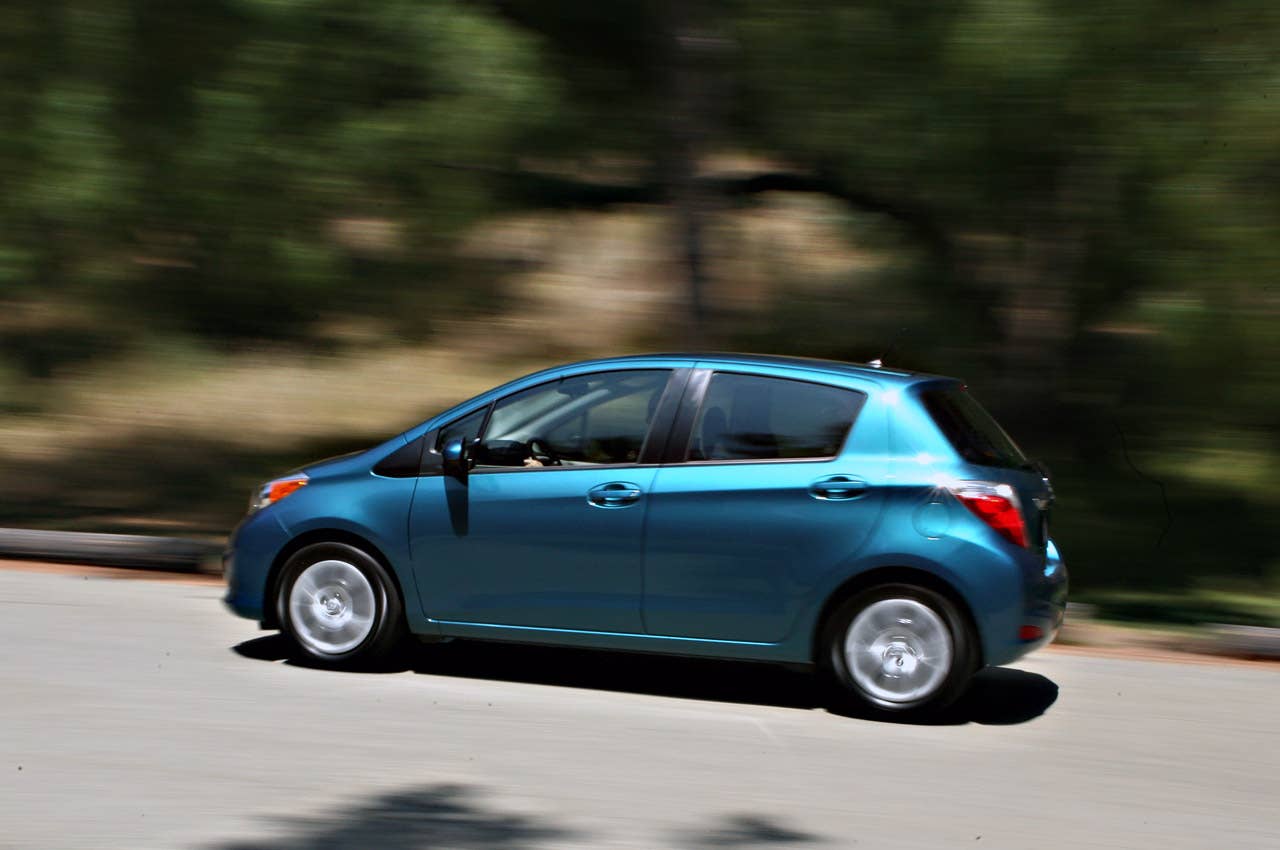 2012 Toyota Yaris driving