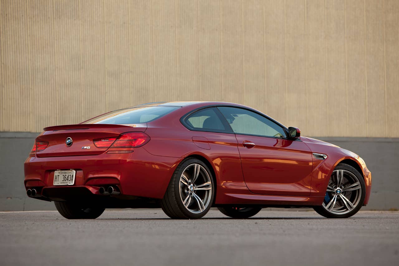 2013 BMW M6 rear 3/4