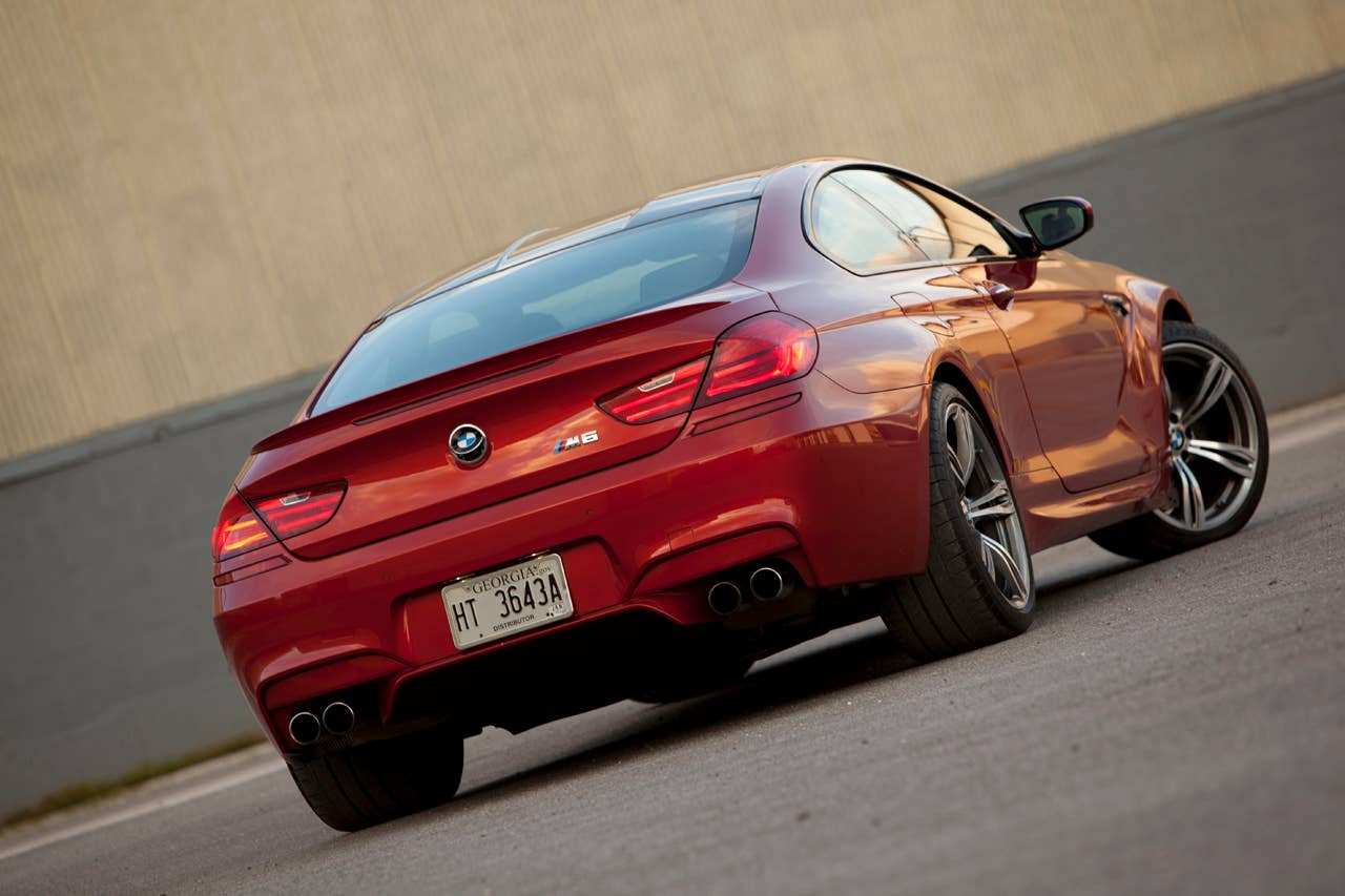 2013 BMW M6 rear 3/4