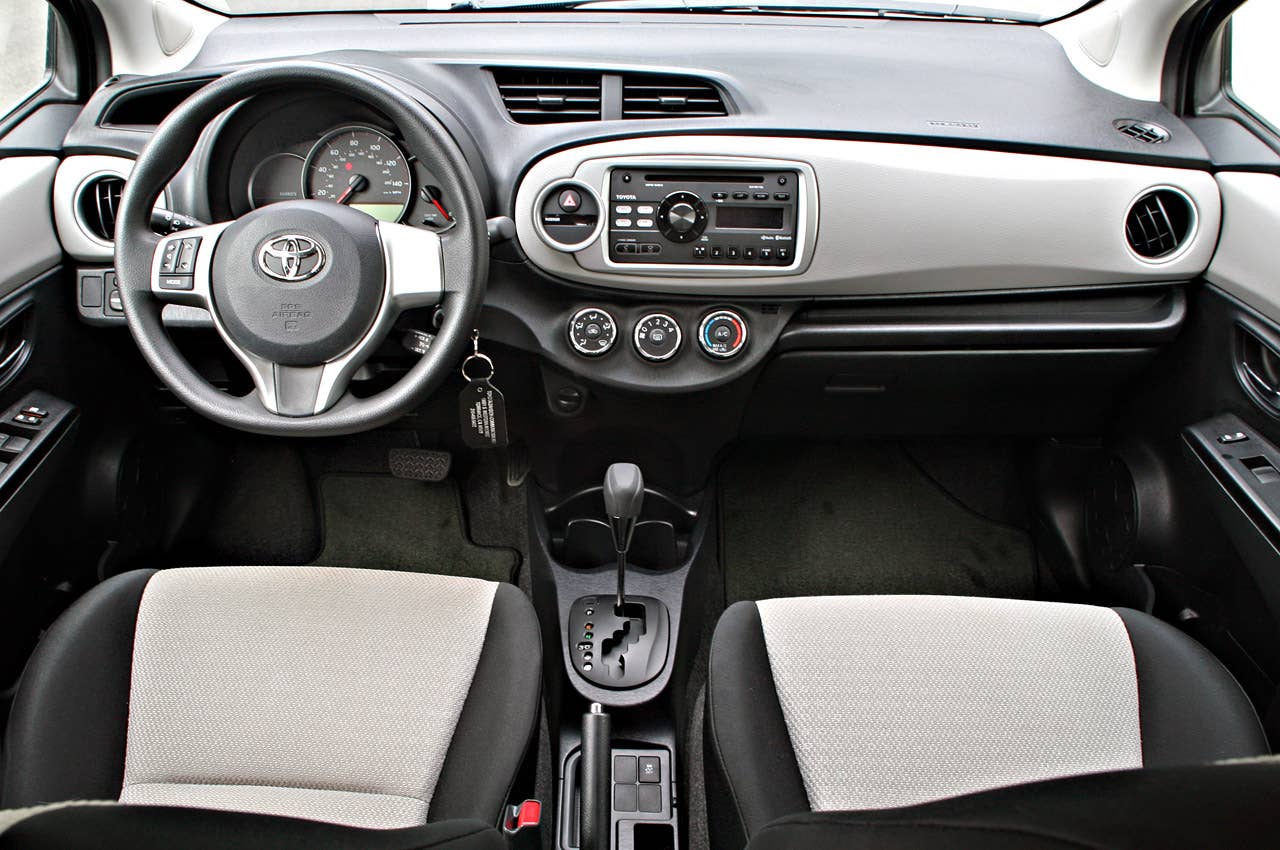 2012 Toyota Yaris interior