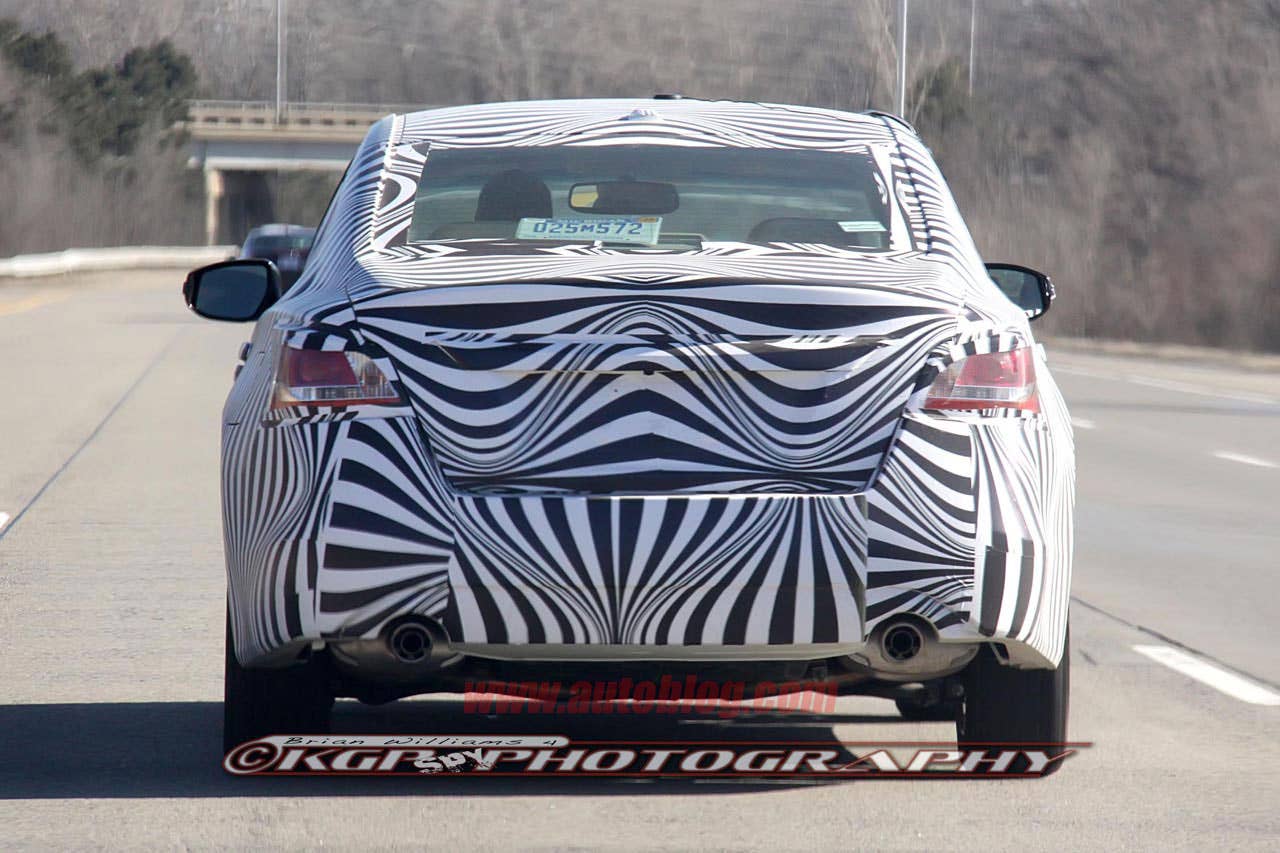 2013 Nissan Altima Spy Shots rear