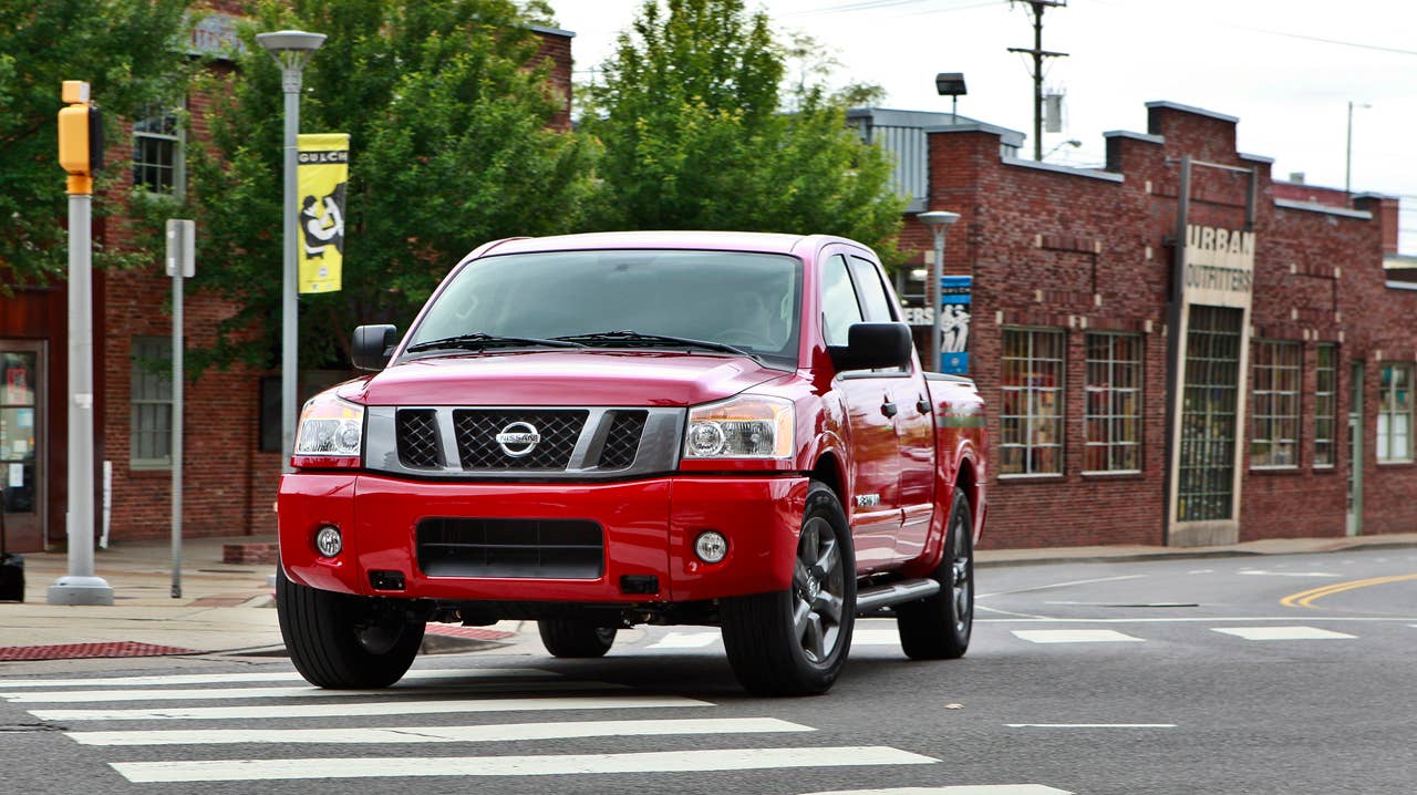 2012 Nissan Titan Appearance Package front 3/4