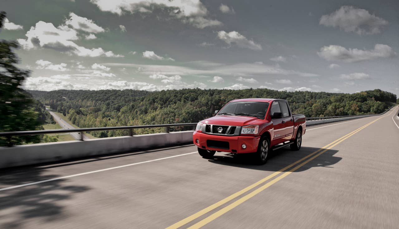 2012 Nissan Titan Appearance Package front 3/4