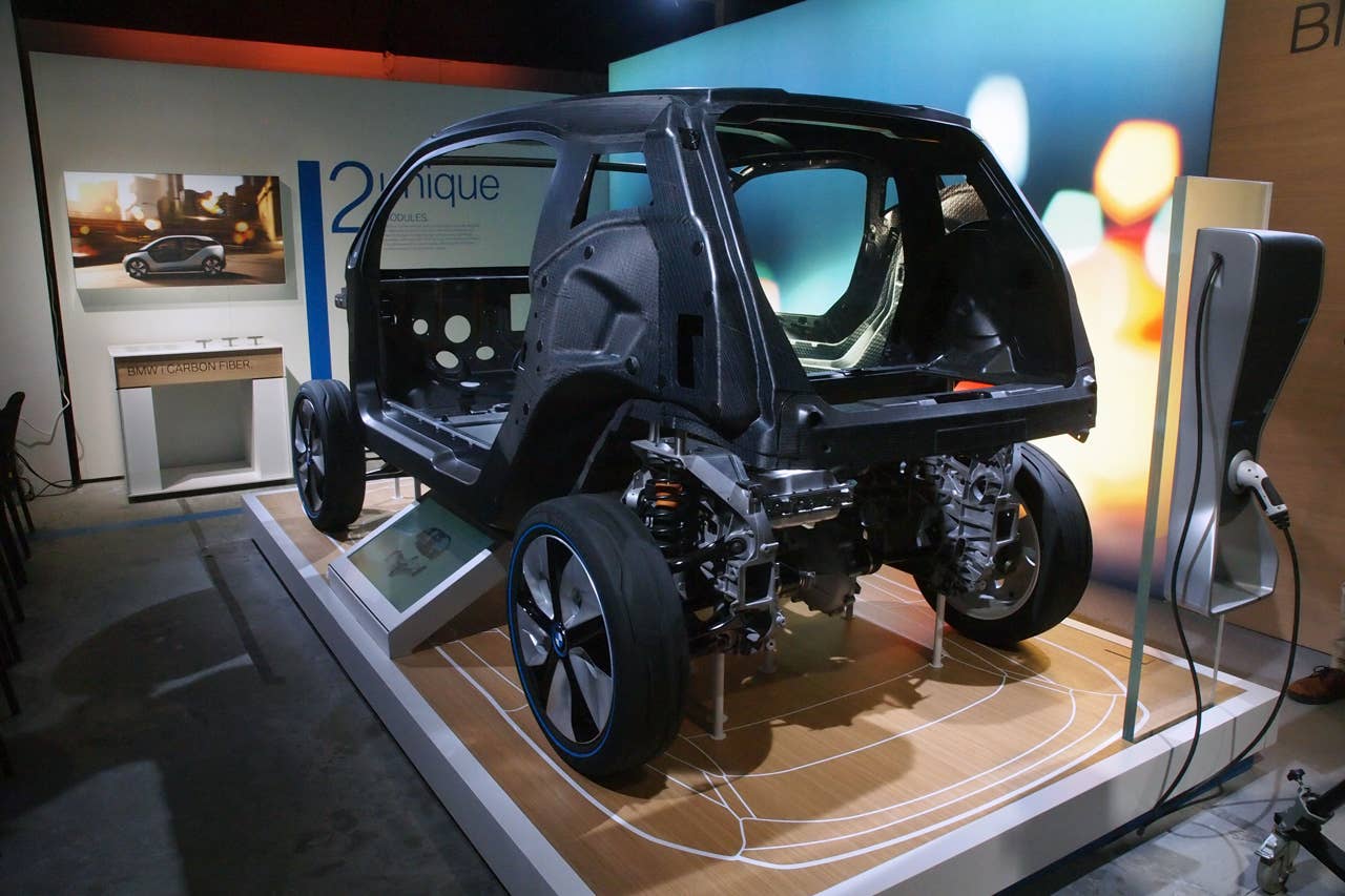 BMW i Born Electric Tour stop in NYC cfrp