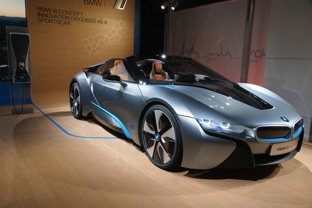BMW i Born Electric Tour stop in NYC i8