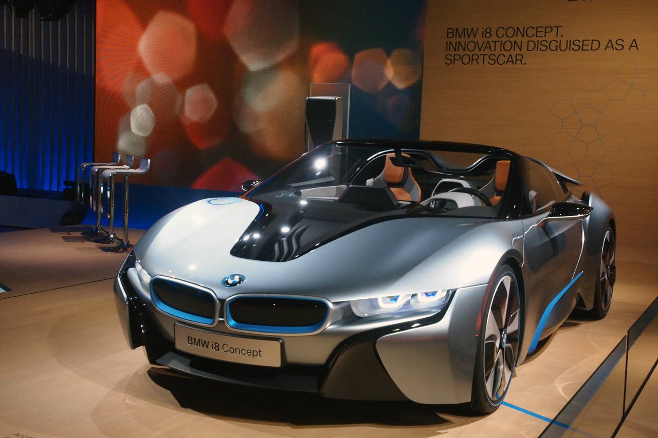 BMW i Born Electric Tour stop in NYC i8