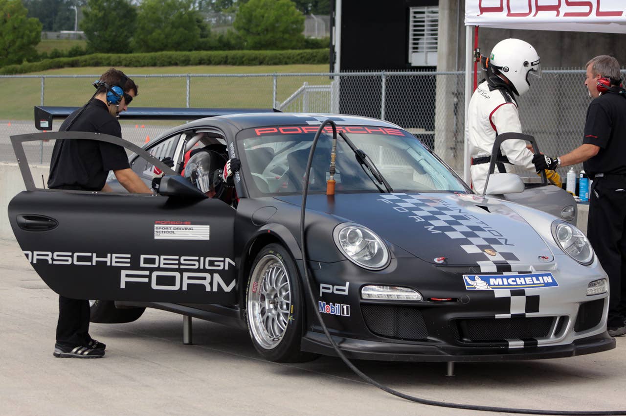 2011 Porsche 911 GT3 Cup front 3/4 view