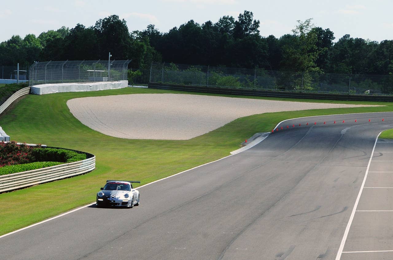 2011 Porsche 911 GT3 Cup on track