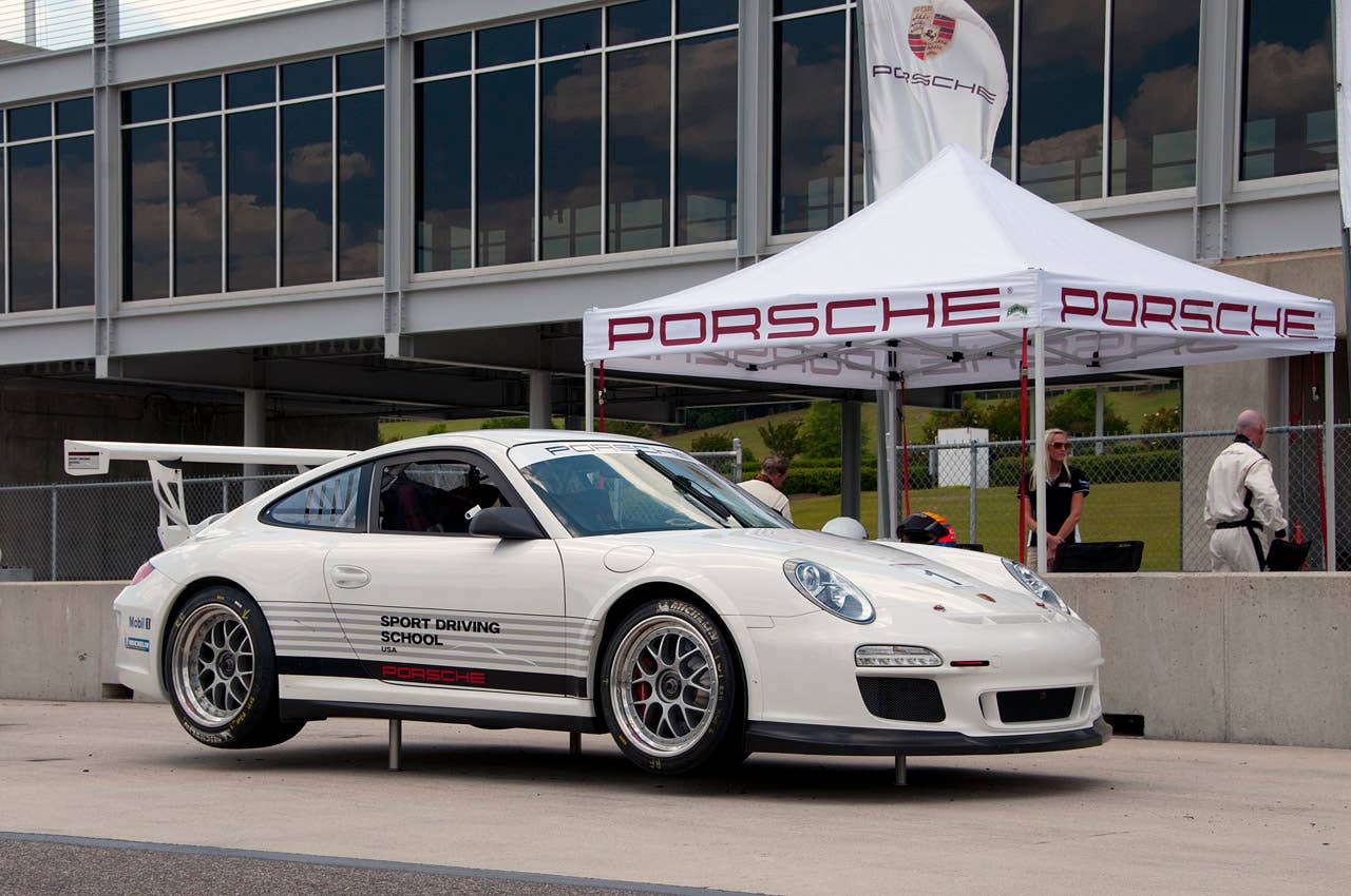 2011 Porsche 911 GT3 Cup front 3/4 view