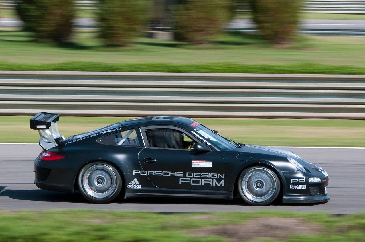 2011 Porsche 911 GT3 Cup on track