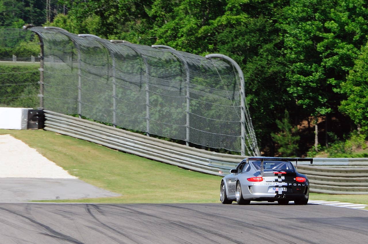 2011 Porsche 911 GT3 Cup on track