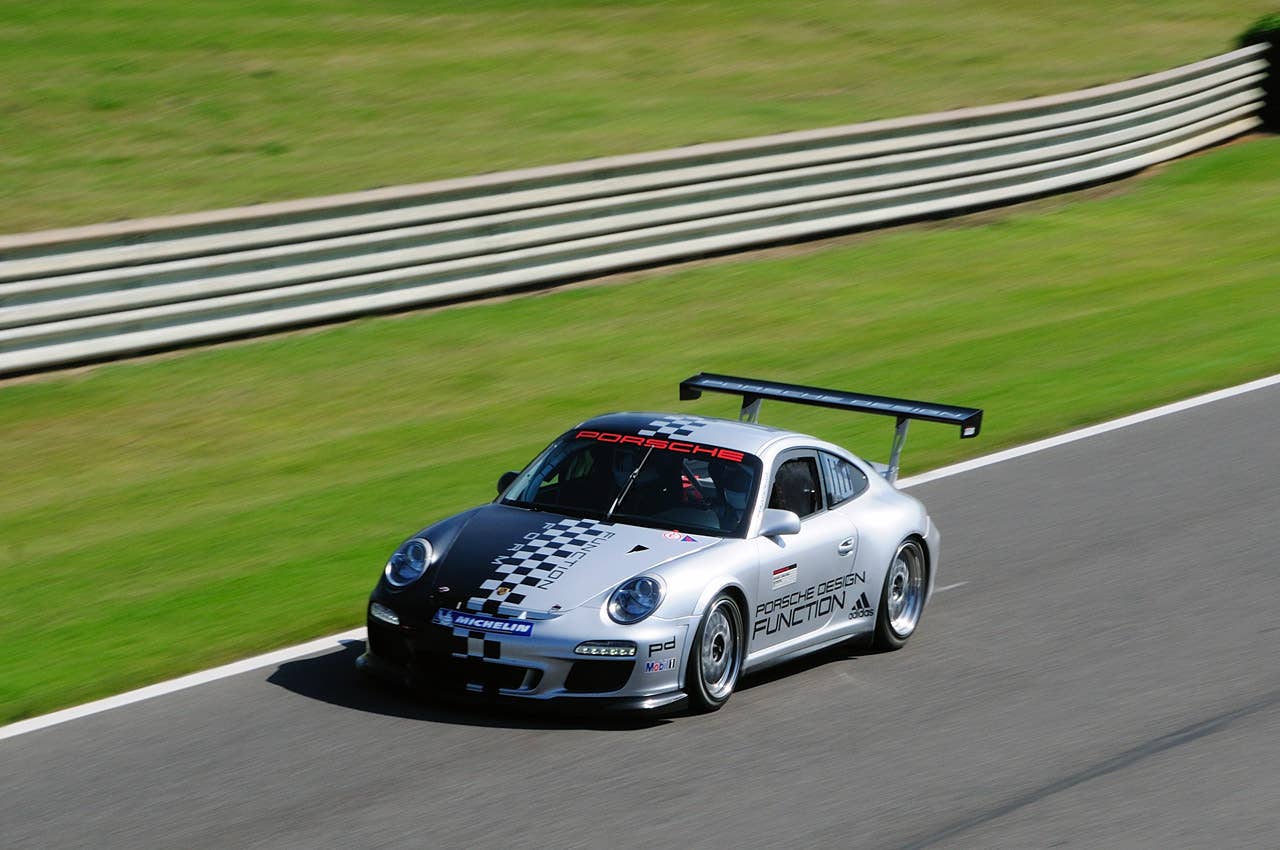 2011 Porsche 911 GT3 Cup on track