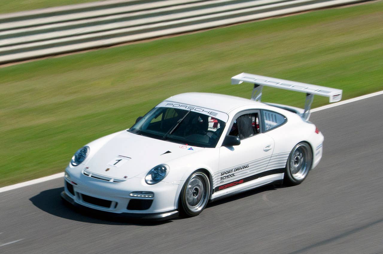 2011 Porsche 911 GT3 Cup on track